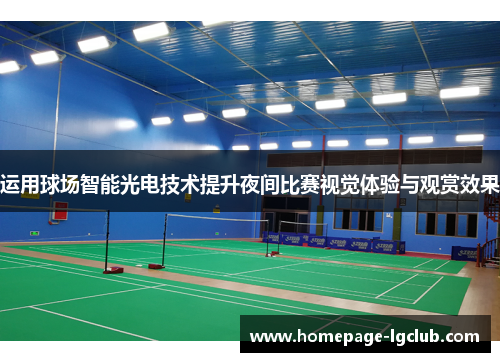 运用球场智能光电技术提升夜间比赛视觉体验与观赏效果